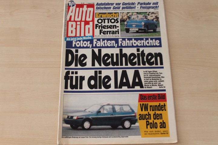 Deckblatt Auto Bild (32/1989)